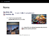 Superlatif, grammaire française